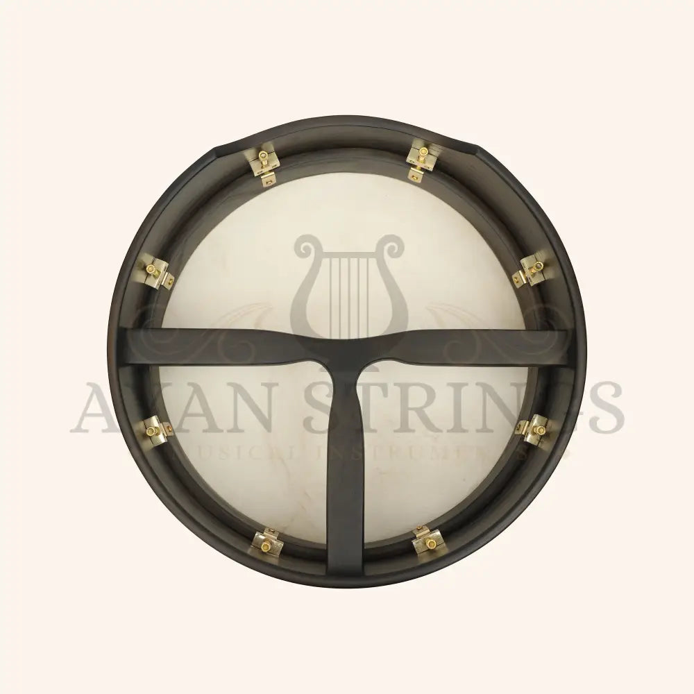 Muzikkon 16’’X4’’ Heartland Tunable Irish Bodhran with T-BAR & Taped Finish Deep Tune - Bodhrans