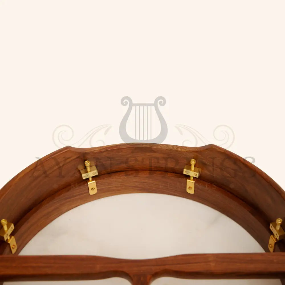 Muzikkon 16’’X4’’ Heartland Tunable Irish Bodhran with T-BAR & Taped Finish Deep Tune - Bodhrans