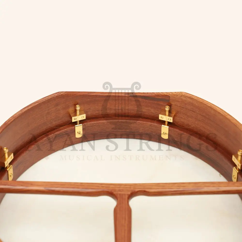 Muzikkon 16’’X4’’ Heartland Tunable Irish Bodhran with T-BAR & Taped Finish Deep Tune - Bodhrans