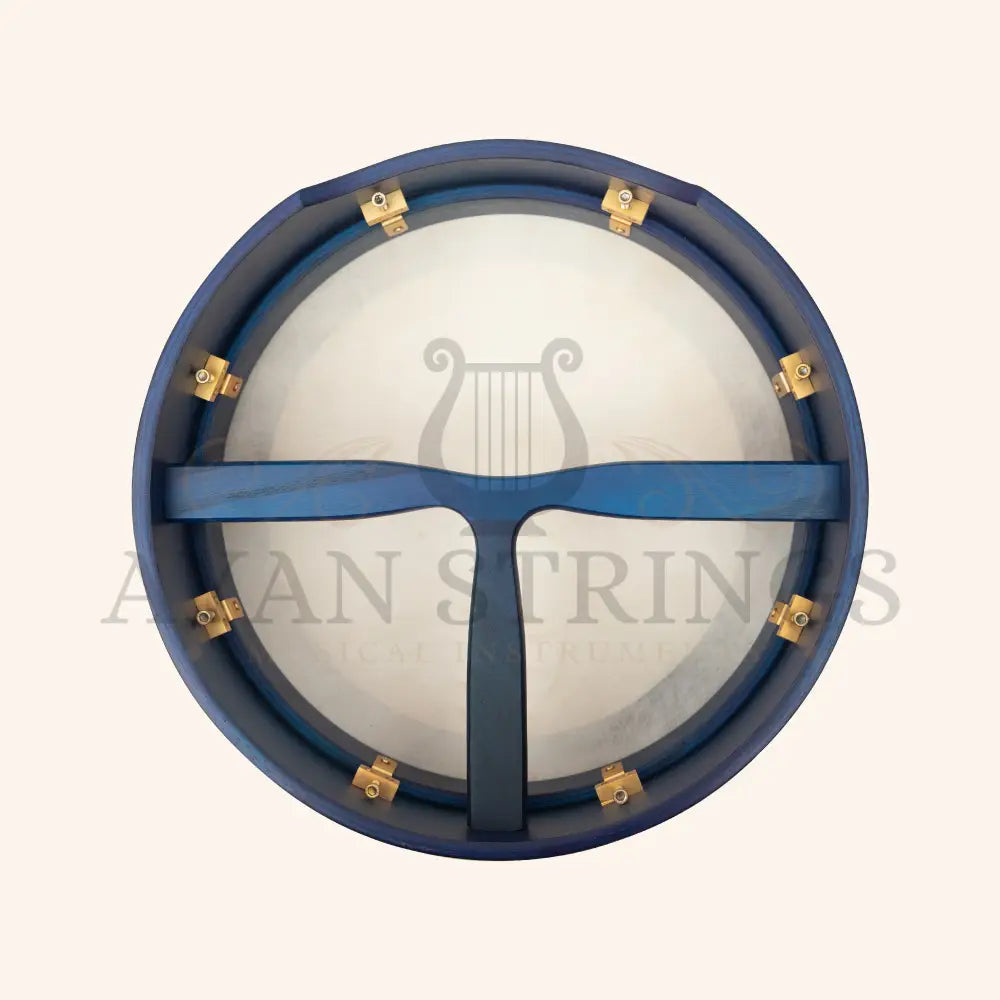 Muzikkon 16’’X4’’ Heartland Tunable Irish Bodhran with T-BAR & Taped Finish Deep Tune - Bodhrans