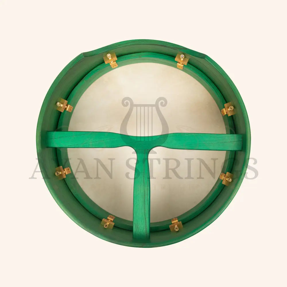Muzikkon 16’’X4’’ Heartland Tunable Irish Bodhran with T-BAR & Taped Finish Deep Tune - Bodhrans