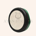 Muzikkon 16’’X4’’ Heartland Tunable Irish Bodhran with T-BAR & Taped Finish Deep Tune - Green - Bodhrans