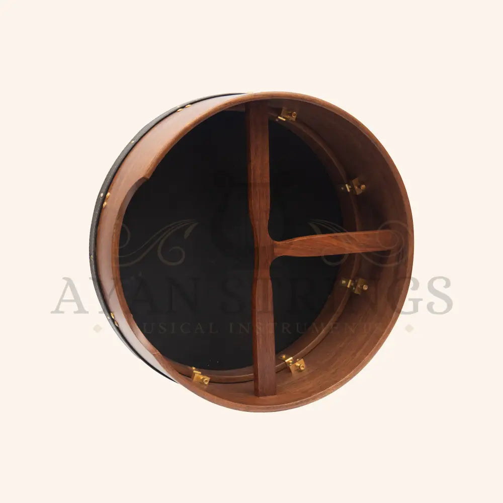 Muzikkon 16’’X6’’ Heartland Tunable Deep Rim Bodhran Rosewood T-Bar Goat Skin