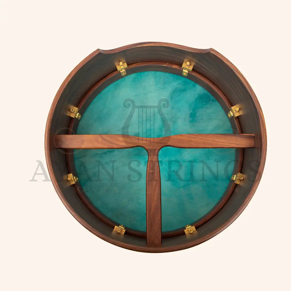 Muzikkon 16’’X6’’ Heartland Tunable Deep Rim Bodhran Rosewood T-Bar Goat Skin