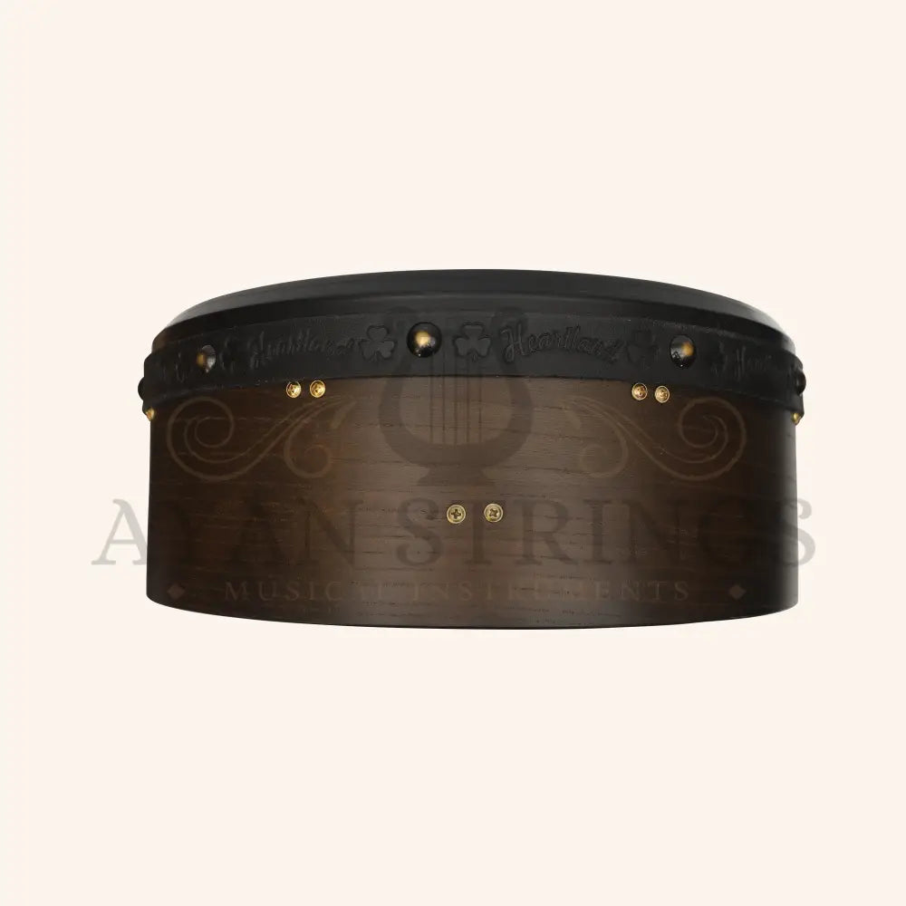 Muzikkon 16’’X6’’ Heartland Tunable Irish Bodhran Drum Deep Rim with T-BAR & Taped Finish Deep Tune Celtic Irish