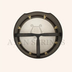 Muzikkon 16’’X6’’ Heartland Tunable Irish Bodhran Drum Deep Rim with T-BAR & Taped Finish Deep Tune Celtic Irish