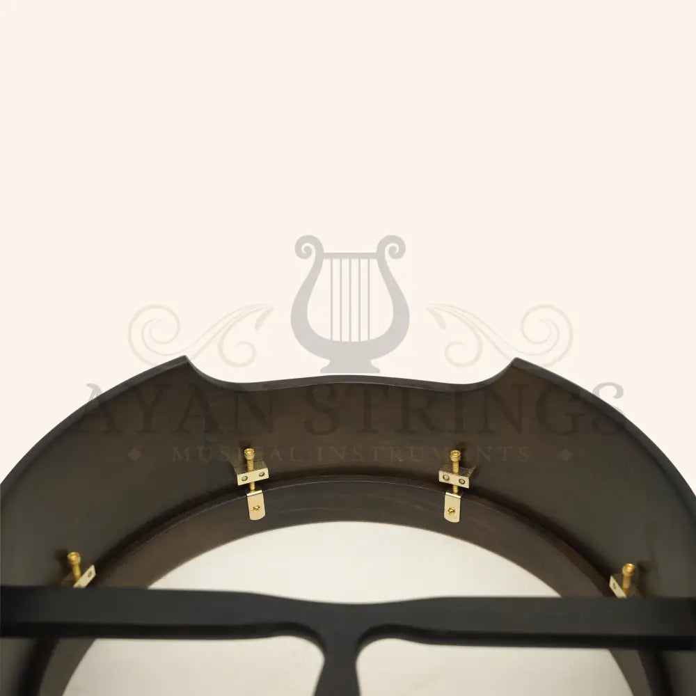 Muzikkon 16’’X6’’ Heartland Tunable Irish Bodhran Drum Deep Rim with T-BAR & Taped Finish Deep Tune Celtic Irish