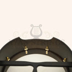 Muzikkon 16’’X6’’ Heartland Tunable Irish Bodhran Drum Deep Rim with T-BAR & Taped Finish Deep Tune Celtic Irish
