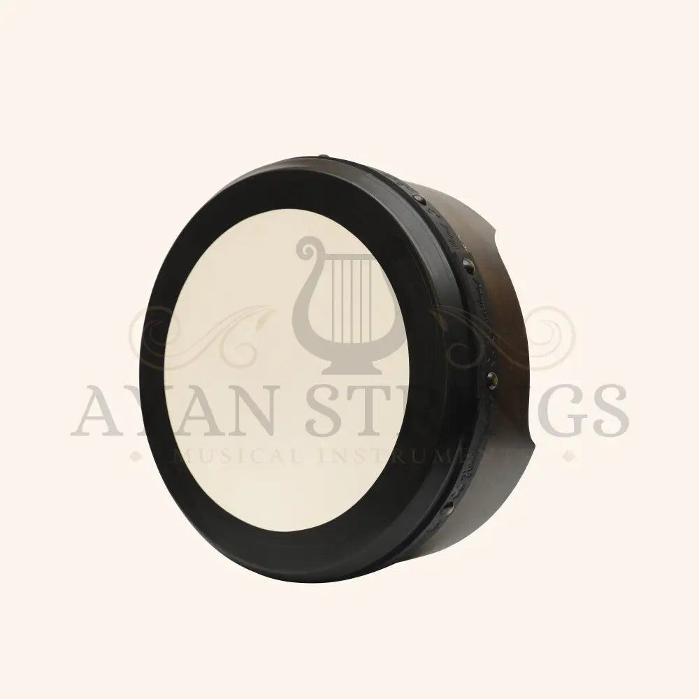 Muzikkon 16’’X6’’ Heartland Tunable Irish Bodhran Drum Deep Rim with T-BAR & Taped Finish Deep Tune Celtic Irish