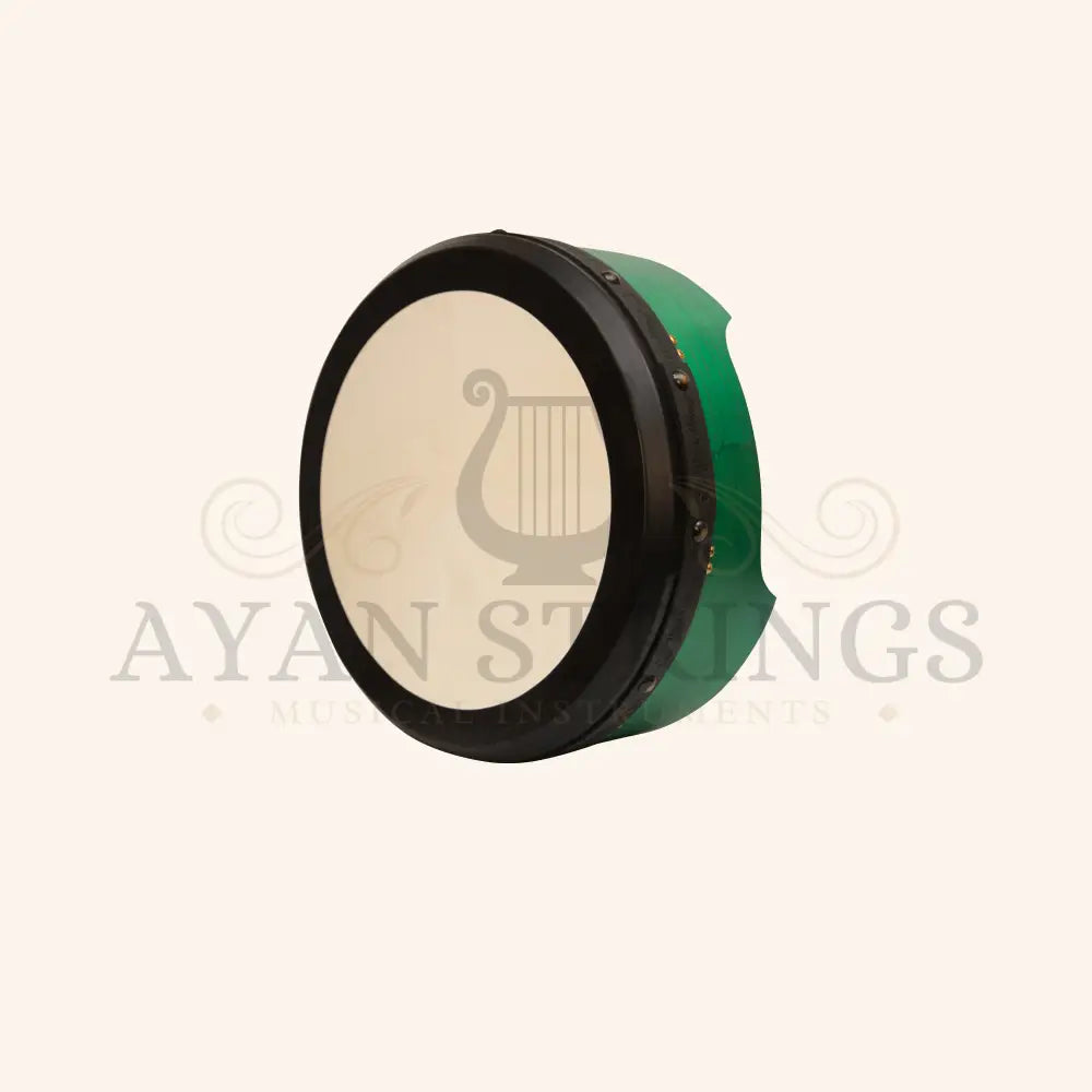 Muzikkon 16’’X6’’ Heartland Tunable Irish Bodhran Drum Deep Rim with T-BAR & Taped Finish Deep Tune Celtic Irish