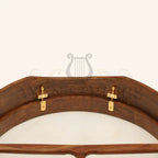 Muzikkon 18’’X4’’ Heartland Tunable Irish Bodhran Drum with T-Bar & Taped Finish Deep Tune - Bodhrans