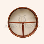 Muzikkon 18’’X4’’ Heartland Tunable Irish Bodhran Drum with T-Bar & Taped Finish Deep Tune - Bodhrans