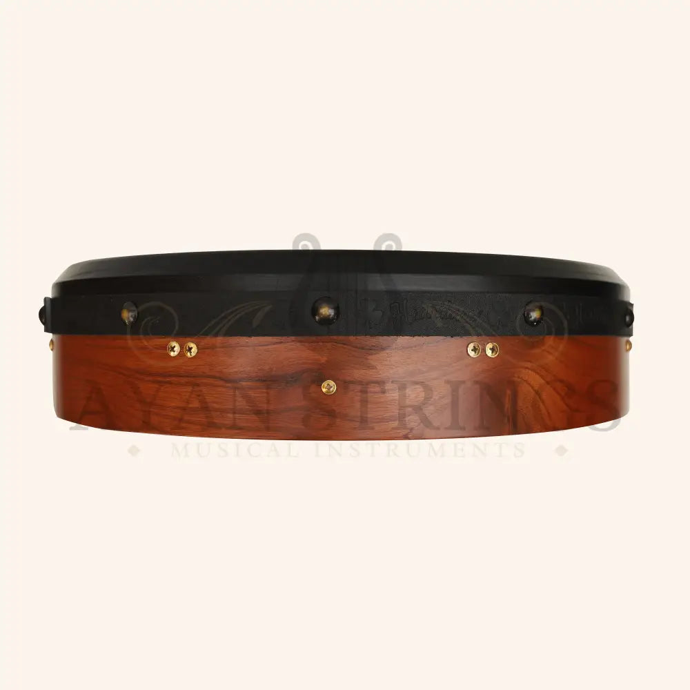 Muzikkon 18’’X4’’ Heartland Tunable Irish Bodhran Drum with T-Bar & Taped Finish Deep Tune - Bodhrans