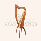 Muzikkon 19 String Trinity Cèilidh Harp Mahogany - Stringed Instruments