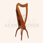 Muzikkon 19 String Trinity Cèilidh Harp Mahogany - Stringed Instruments