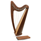 24 String Claddagh Harp Rosewood