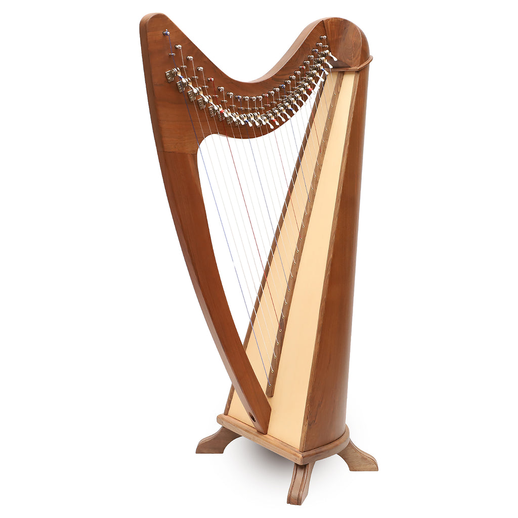24 String Claddagh Harp Walnut