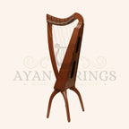 Muzikkon 24 String Trinity Cèilidh Harp Mahogany - Stringed Instruments