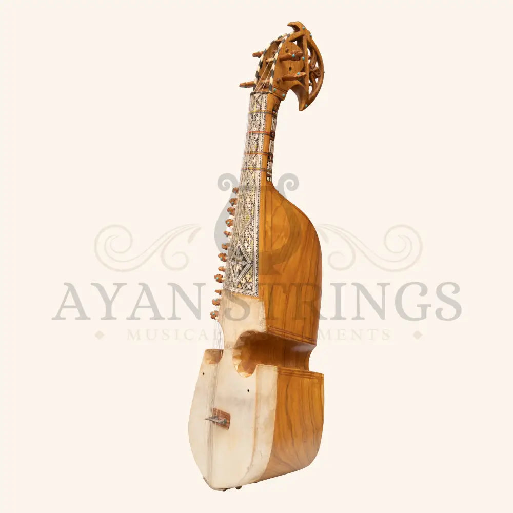 Muzikkon Afghani Rubab Full Sadafi Mulberry - Stringed Instruments