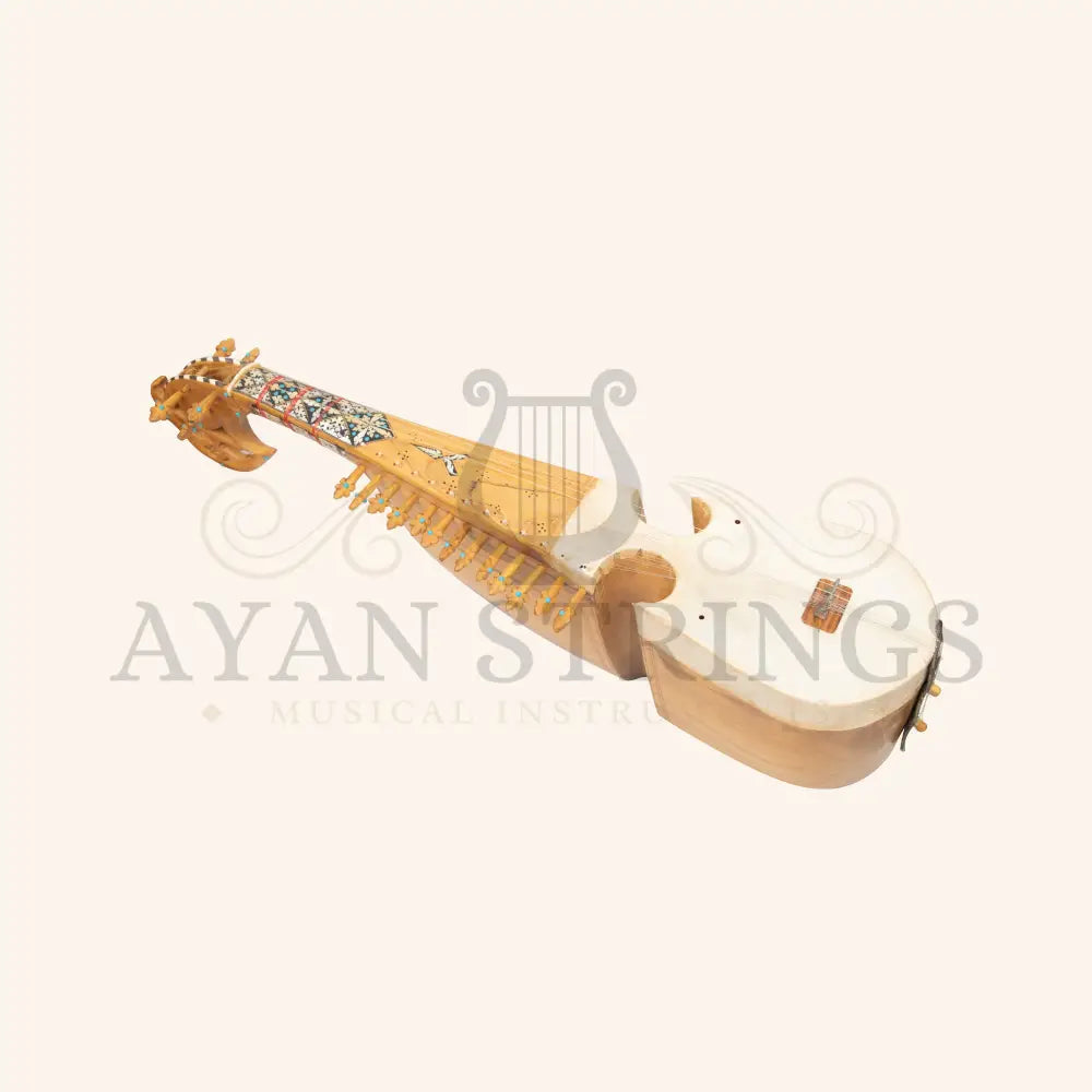 Muzikkon Afghani Rubab Half Sadafi Mulberry - Stringed Instruments