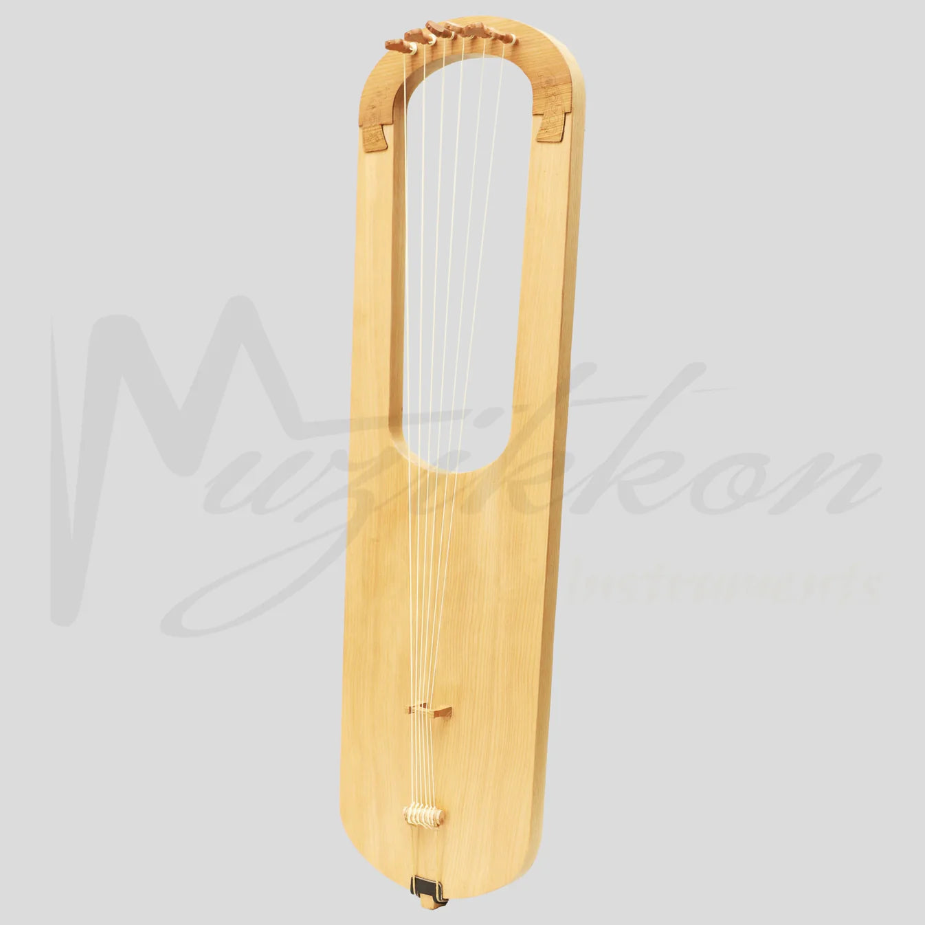 Harpă liră anglo-saxonă Muzikkon După lira Prittlewell de la mijlocul secolului al VII-lea