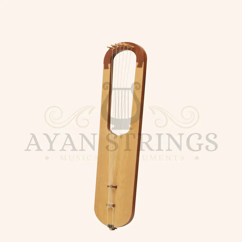 Muzikkon Anglo Saxon Lyre Harp After Prittlewell Lyre Mid 7th Century - Mahogany - Stringed Instruments