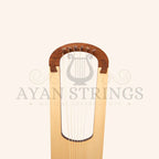 Muzikkon Anglo Saxon Lyre Harp After Prittlewell Lyre Mid 7th Century - Stringed Instruments