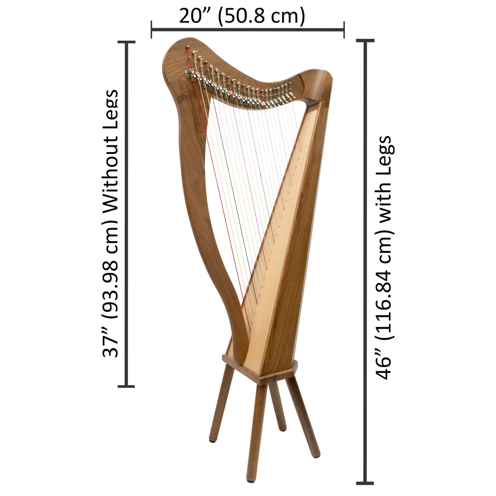 22 String Ard Ri Harp, Celtic Harp