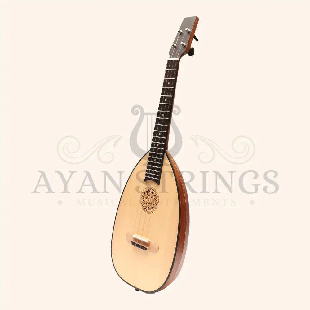 Muzikkon Baroque Ukelele 4 Strings Tenor Rosewood - Stringed Instruments