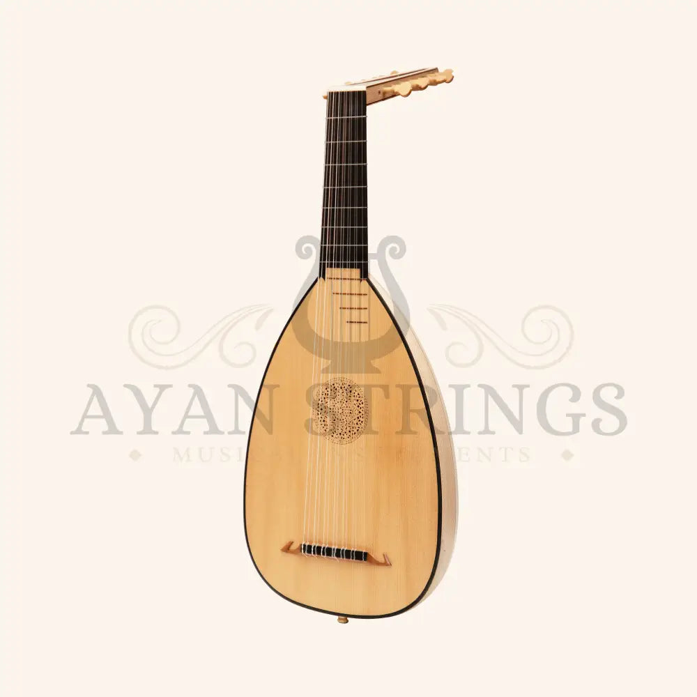 Muzikkon Descant Lute 7 Course Right Hand - Lacewood - Stringed Instruments
