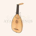 Muzikkon Descant Lute 7 Course Right Hand - Walnut Lacewood - Stringed Instruments