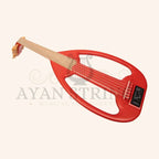 Muzikkon Electric Arabic Frame Oud With Pegs Lacewood Red - Stringed Instruments