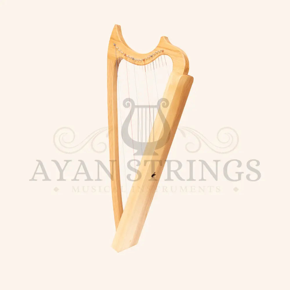 Muzikkon Gothic Harp 19 String Ashwood - Stringed Instruments