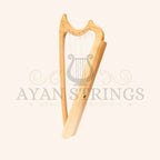 Muzikkon Gothic Harp 19 String Ashwood - Stringed Instruments