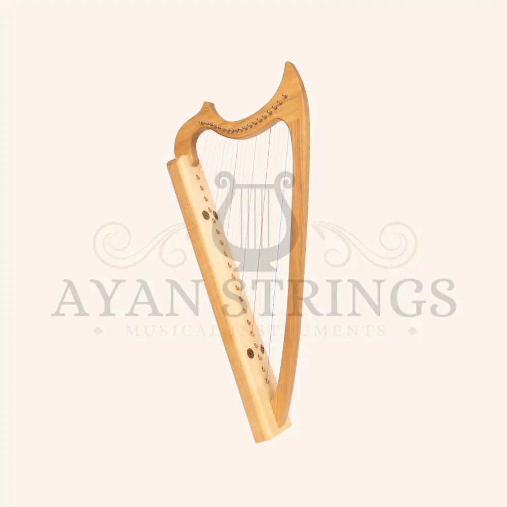 Muzikkon Gothic Harp 19 String Ashwood - Stringed Instruments