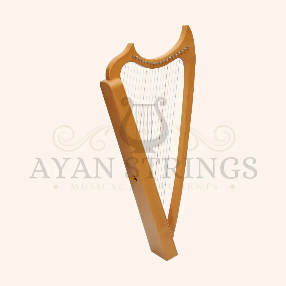 Muzikkon Gothic Harp 19 String Beechwood - Stringed Instruments