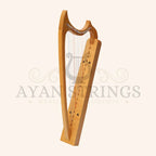 Muzikkon Gothic Harp 19 String Beechwood - Stringed Instruments