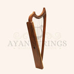 Muzikkon Gothic Harp 19 String Rosewood - Stringed Instruments