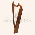 Muzikkon Gothic Harp 19 String Rosewood - Stringed Instruments