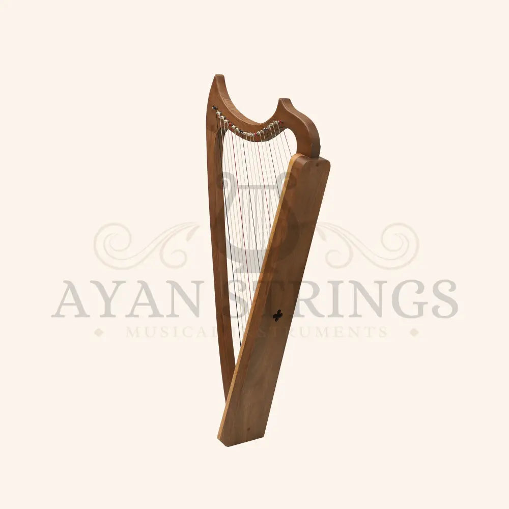 Muzikkon Gothic Harp 19 String Walnut - Stringed Instruments