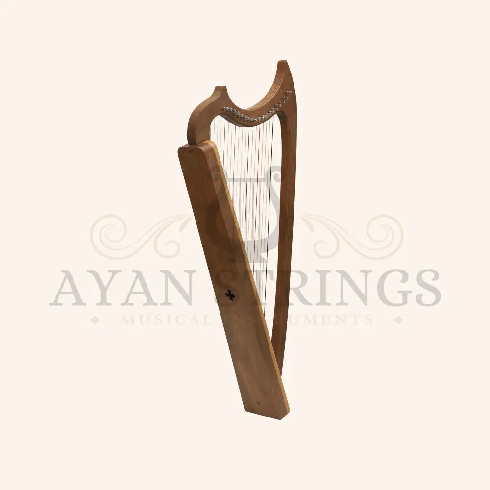 Muzikkon Gothic Harp 19 String Walnut - Stringed Instruments