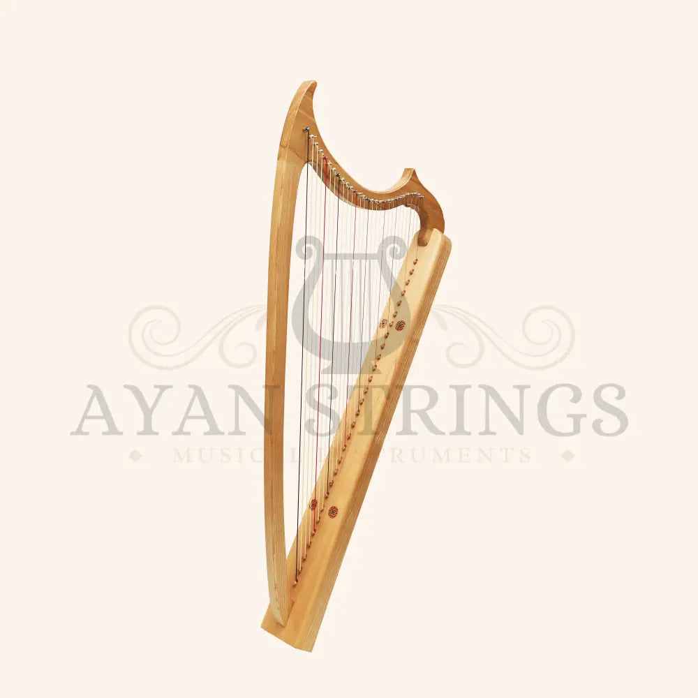 Muzikkon Gothic Harp 29 String Ashwood - Stringed Instruments