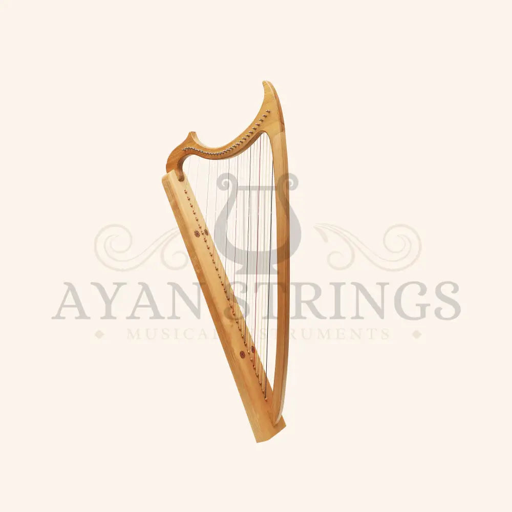 Muzikkon Gothic Harp 29 String Ashwood - Stringed Instruments