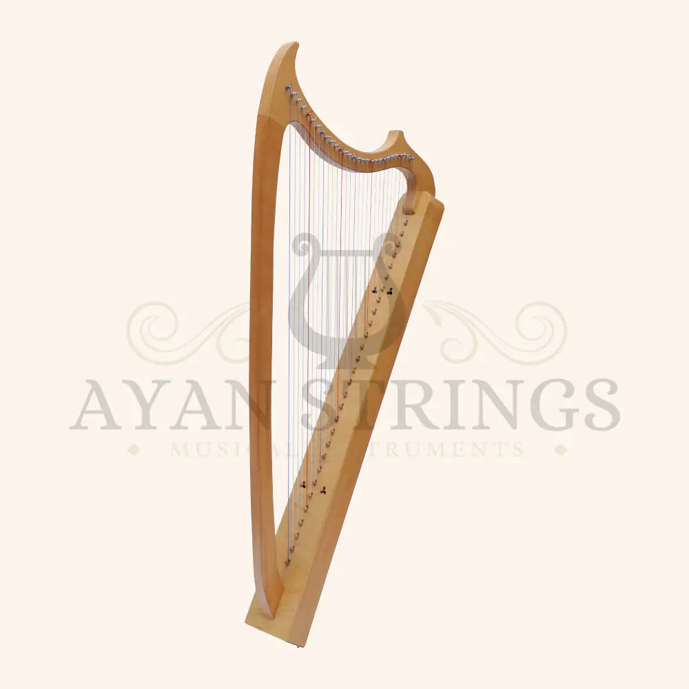 Muzikkon Gothic Harp 29 String Beechwood - Stringed Instruments