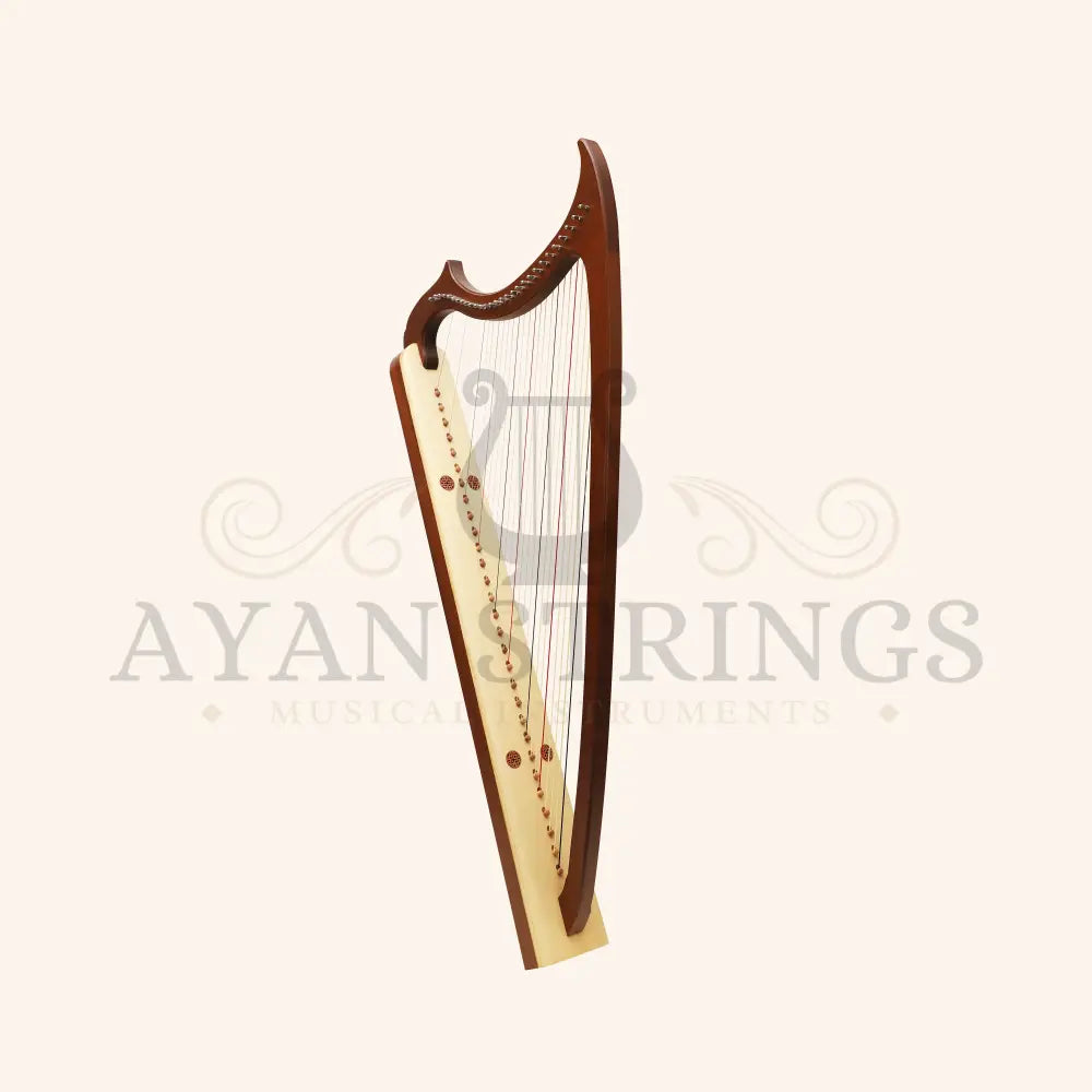 Muzikkon Gothic Harp 29 String Mahogany - Stringed Instruments
