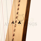 Muzikkon Gothic Harp 29 String Rosewood - Stringed Instruments