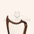 Muzikkon Gothic Harp 29 String Rosewood - Stringed Instruments
