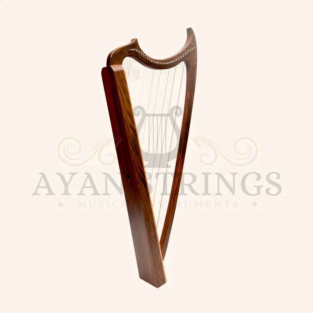 Muzikkon Gothic Harp 29 String Rosewood - Stringed Instruments