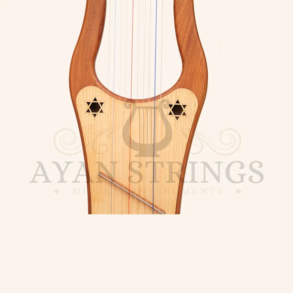 Muzikkon Large Kinnor Harp 10 String Red Cedar - Stringed Instruments