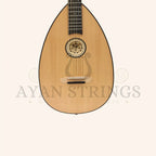 MUZIKKON LUTE GUITAR 6 STEEL STRINGS - Stringed Instruments